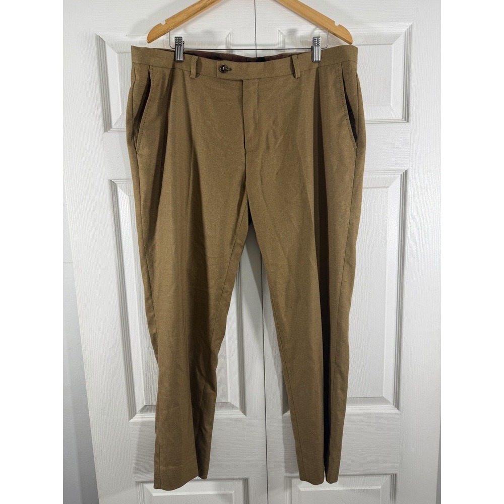 Paisley and Gray slim fit  Mens Dress Pants Size 38/29 polyester/rayon brown